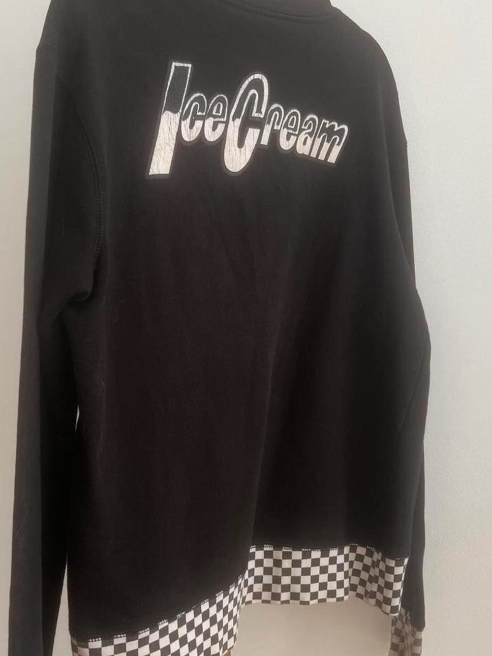 Billionaire Boys Club lack Checkerboard Ice Cream Graphic Crewneck Sweater - Picture 2 of 6